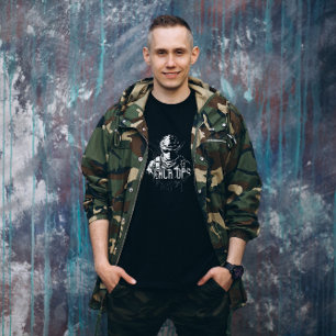 Preto e Branco O Camiseta Preto Ops