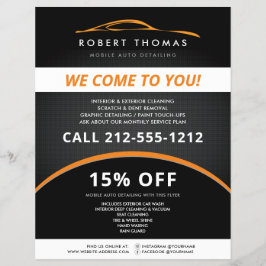 Preto e Laranja - Descarte Automático, Folheto de