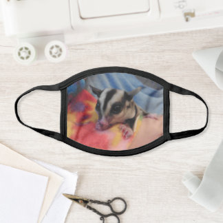 Preto em cima de algodão e polistim Blend Facemask