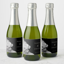 Preto Floral Moderno e Branco