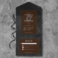 Preto Gótico Escuro e Satã Floral Castanha Não Jan