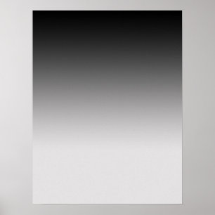 Preto graduado ao poster cinzento para a