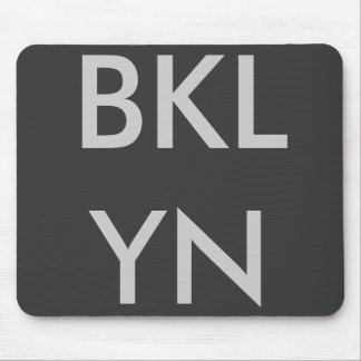 Preto/Greysilver de BKLYN Mousepad