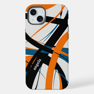 preto-laranja na moda moderno