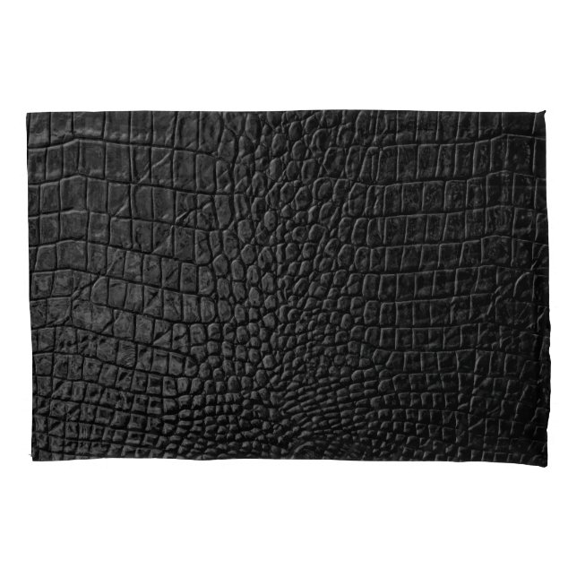 Preto-Leigo: Elegância de Textura de Couro (Frente)
