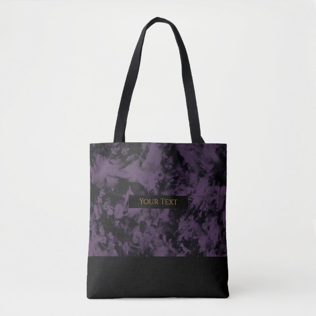 Preto Marble | Tote de Férias Chic (Frente)