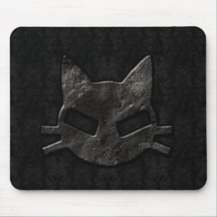 Preto mau Mousepad gótico do gatinho
