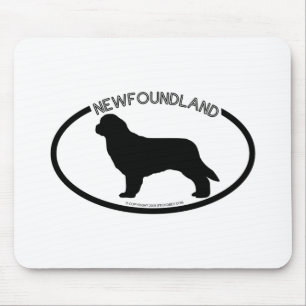 Preto Mousepad da silhueta de Terra Nova