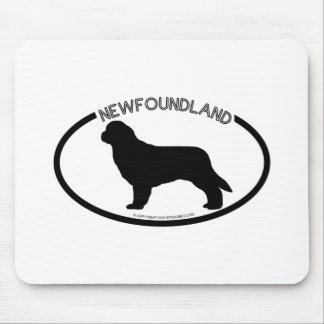 Preto Mousepad da silhueta de Terra Nova