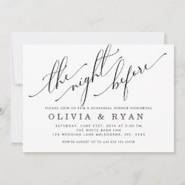 Preto na noite antes do convite