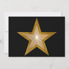 Preto para convite da Estrela Dourada