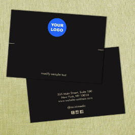 Preto personalizado Adicione sua placa de exibição