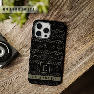 Preto Prata Dourado Cinza Azteca Personalizável