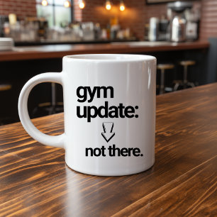 Preto Relatável Fundido + Xícara Branca Coffee Mog