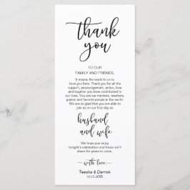 Preto Romântico, Cartões de agradecimentos de defi