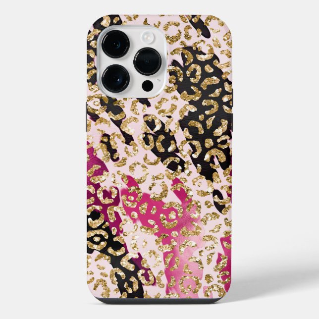 Preto Rosa Dourado Leopardo (Verso)