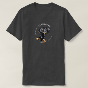 Preto Tan Dachshund É Tudo Sobre Minha Camiseta