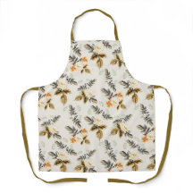 Pretty Brown Floral Fall Winter Foliage