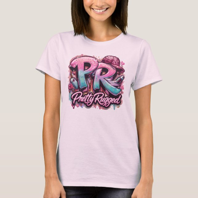 PRETTY RUGGED LOGO T-SHIRT (Frente)