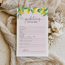 Previsão cor-de-rosa de limão de citrinos para beb