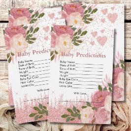 Previsão De Bebês Brilho E Brilho Rosa Brilhante