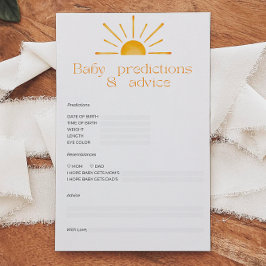 Previsão De Bebês E Jogo De Chá de fraldas De Cons