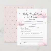 Previsão de Bebês Rosa Rosa-Estrela Pequena e Dica