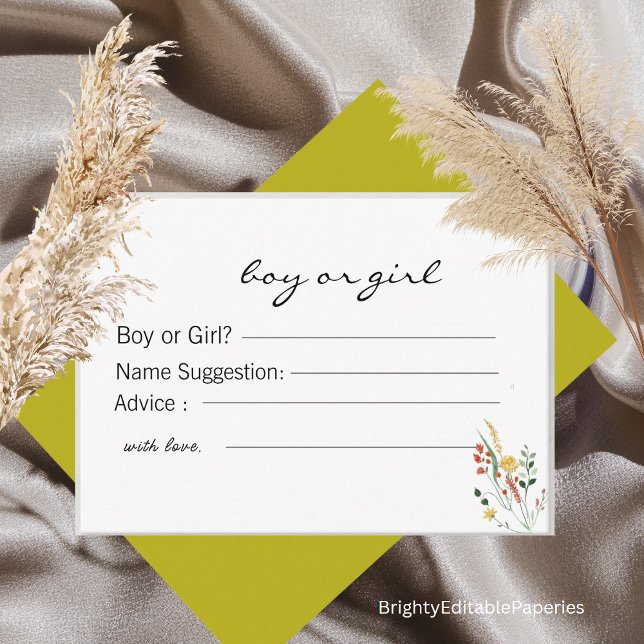 Previsão de Gênero e Cartão de aconselhamento (Criador carregado)