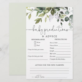 Previsão do bebê aviso cartão neutro em relação ao