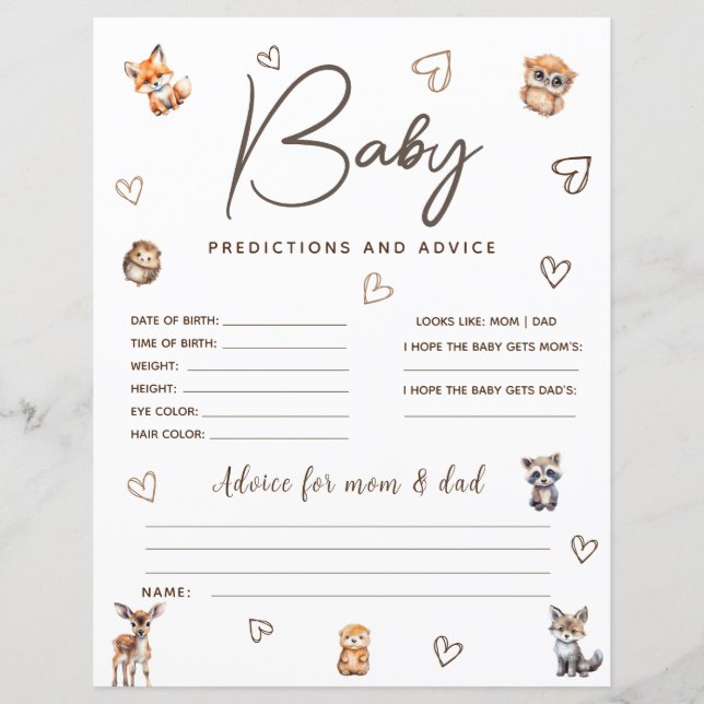 Previsão do Tema Animal da Madeira e Jogo de Acons (Frente)