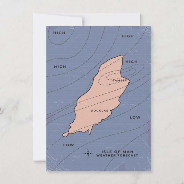 Previsão do tempo da Ilha de Man (Frente)