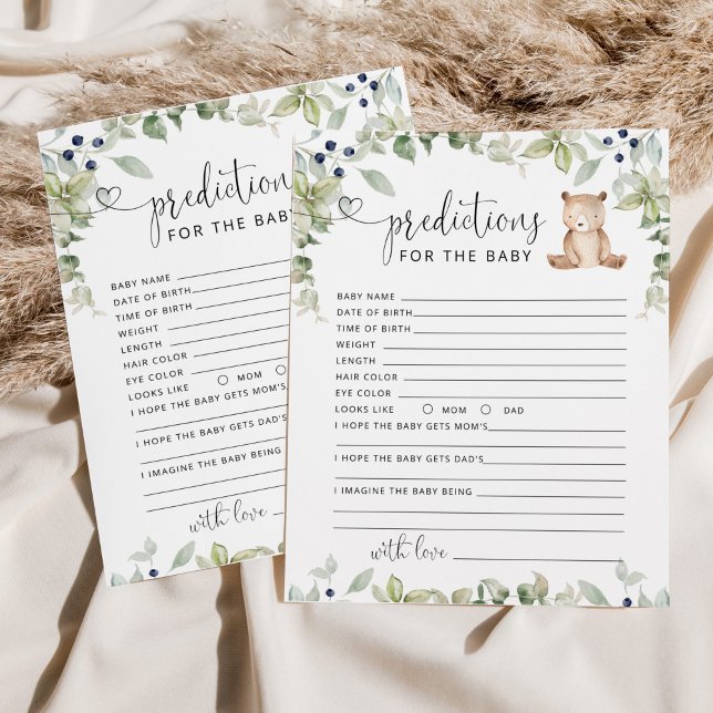 Previsões de bebês de pequenos ursos de bosque-euc (Criador carregado)