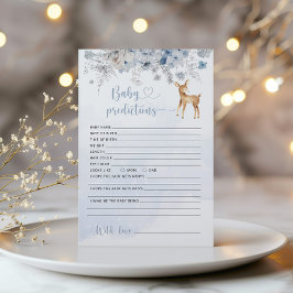 Previsões de veados de nabo azul para bebê