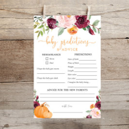 Previsões do bebê aviso de queda chá de fraldas