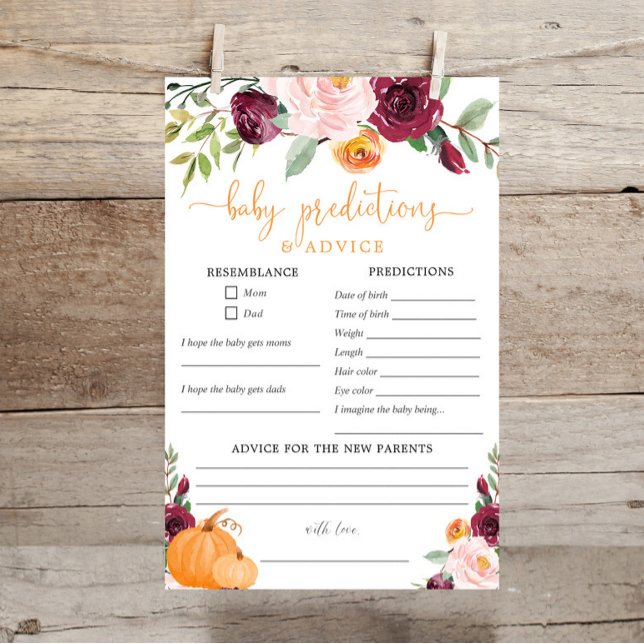 Previsões do bebê aviso de queda chá de fraldas (Criador carregado)