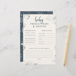 Previsões do Chá de fraldas da Noite Azul-Estrelad