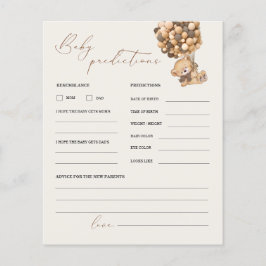 Previsões do Urso de Teddy e Jogo de Chá de fralda