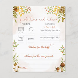 Previsões e conselhos, Chá de fraldas da floresta