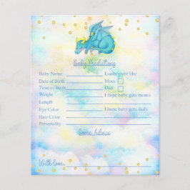 Previsões E Conselhos Do Chá de fraldas De Dragão 