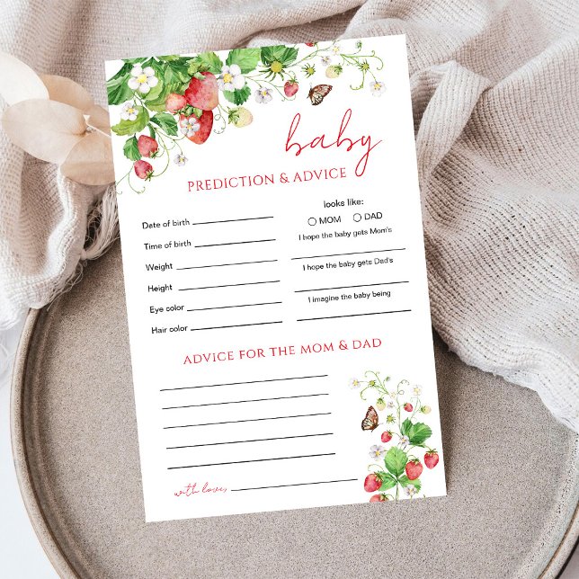 Previsões e Conselhos para Bebês de Morango (Criador carregado)