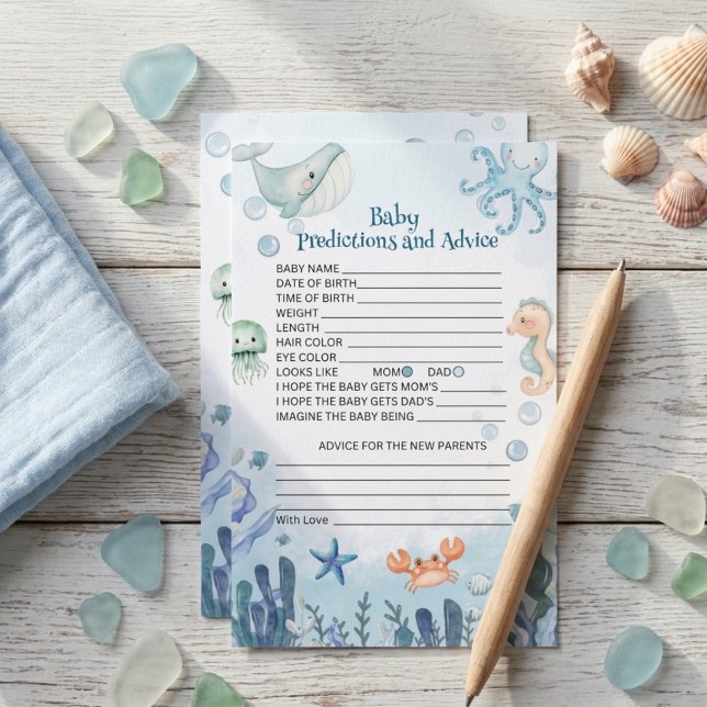 Previsões e conselhos para bebês sob o mar bebê sh (Criador carregado)