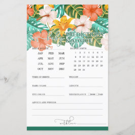 Previsões e conselhos sobre o jogo de Chás de fral