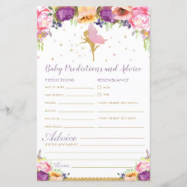Previsões e Dicas de Fada Floral para Bebê Ativida