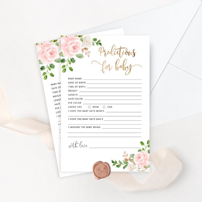 Previsões florais de Blush para bebê (Criador carregado)