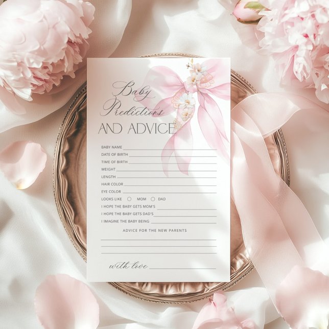 Previsões para o chá de fraldas de Arco Rosa Flora (Criador carregado)