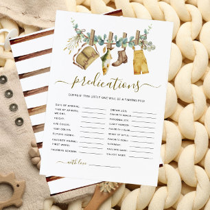 Previsões relativas ao Chá de fraldas de Pesca da 