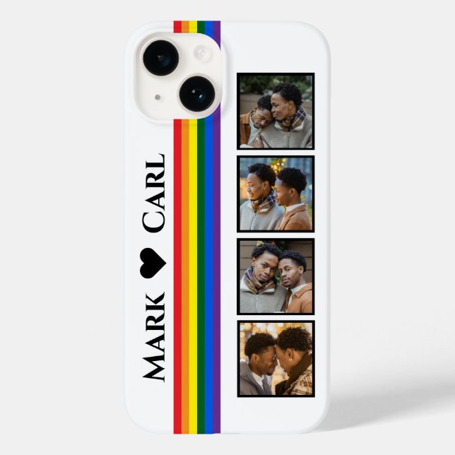 Pride - Photo Collage iPhone Case with Couple  (Verso)