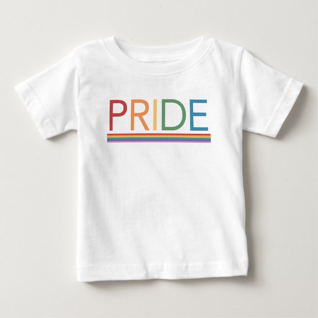 PRIDE Rainbow Baby T-Shirt (Frente)