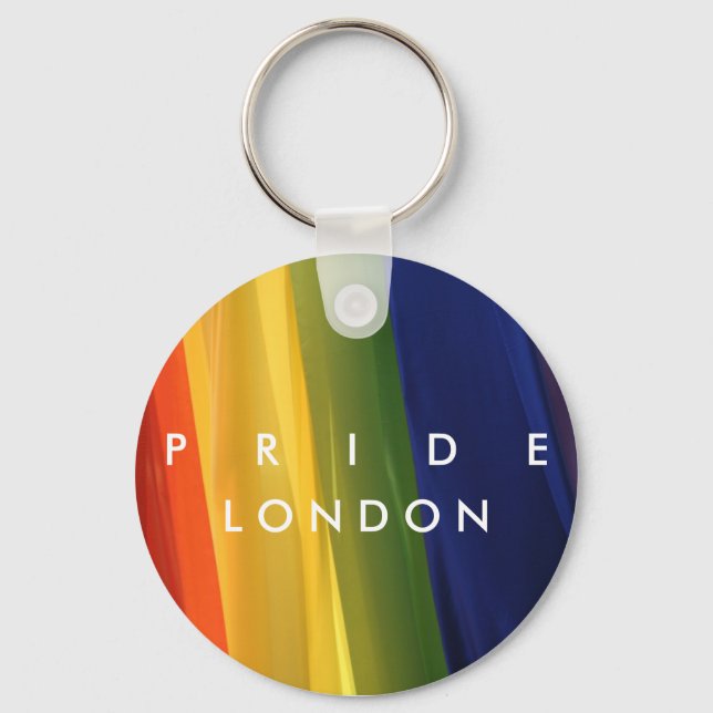 PRIDE Rainbow Flag chaveiro (Frente)