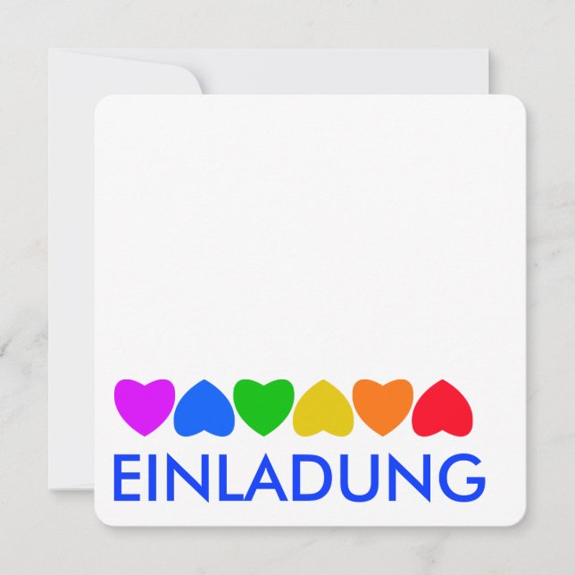 Pride Rainbow Heart Line (Frente)